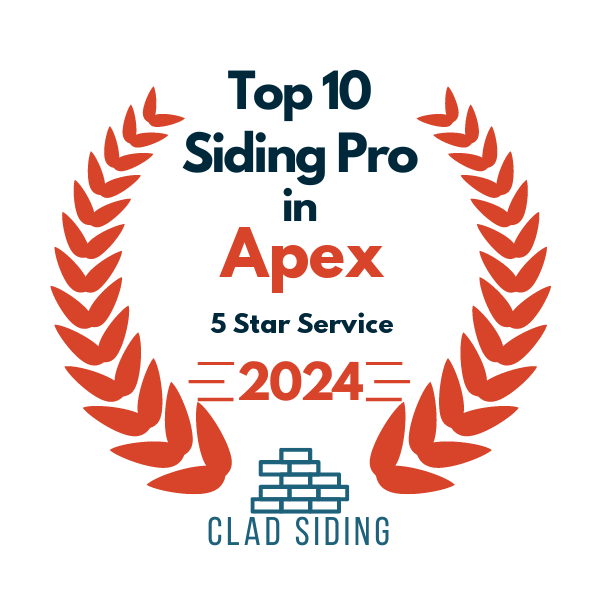top 10 ranked siding in apex 2024 5 star service
