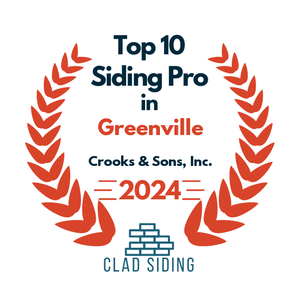 top 10 ranked siding in greenville 2024 crooks sons inc