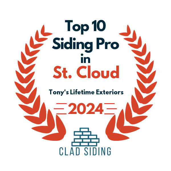 top 10 ranked siding in st cloud 2024 tonys lifetime exteriors inc