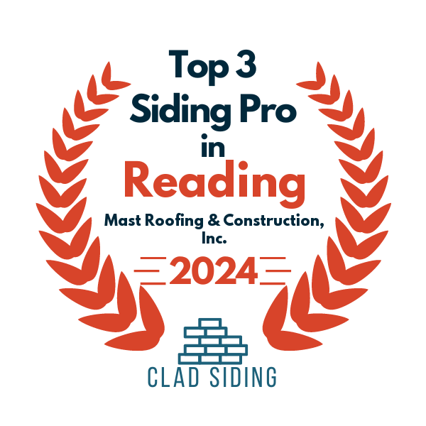 top 3 ranked siding in reading 2024 mast roofing construction inc